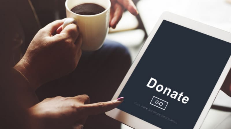 Online Giving Tablet Donate