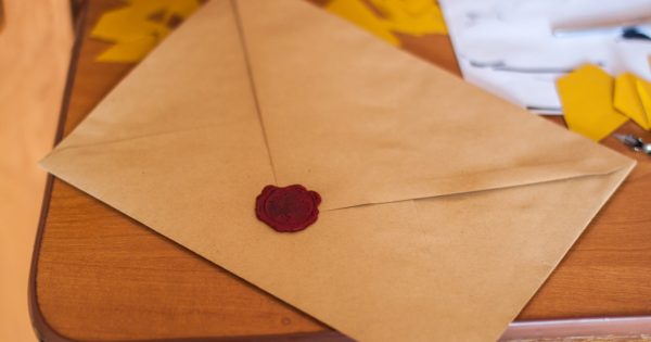 Brown Paper Envelope On Table 211290