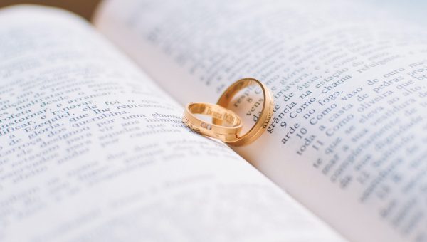 Love Rings Wedding Bible